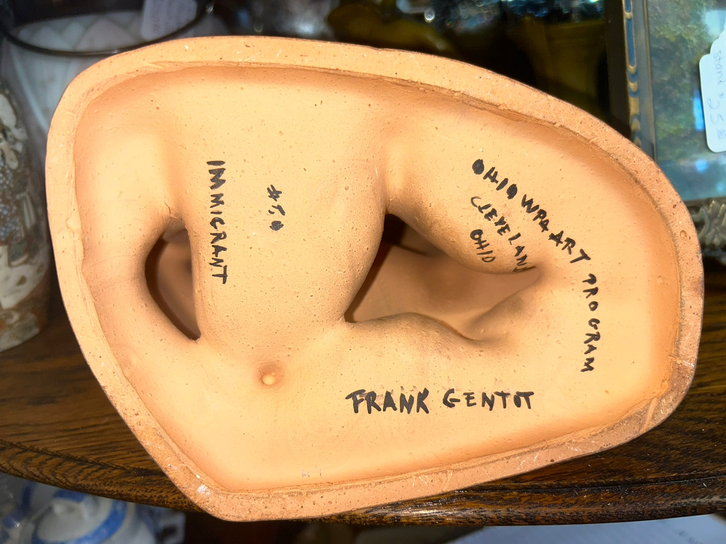 WORKS PROGRESS ART PROGRAM OHIO ARTIST FRANK GENTOT SCULPTURE