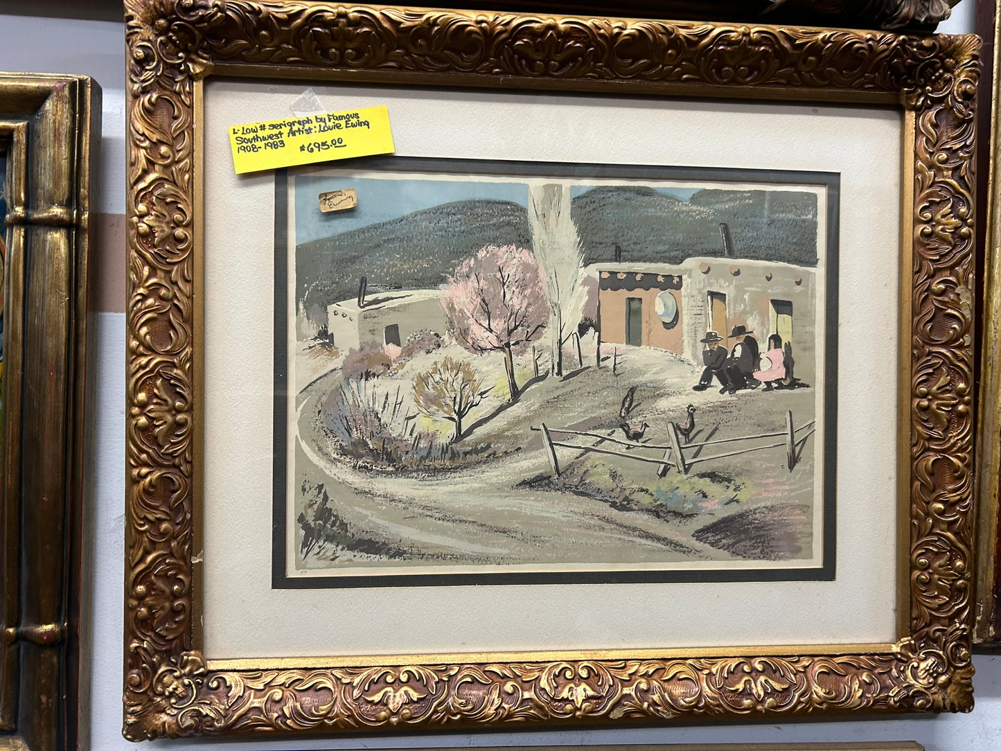 LOUIE EWING SOUTHWEST ARTIST SERIGRAPH