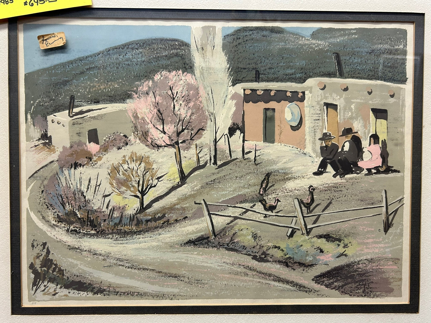 LOUIE EWING SOUTHWEST ARTIST SERIGRAPH