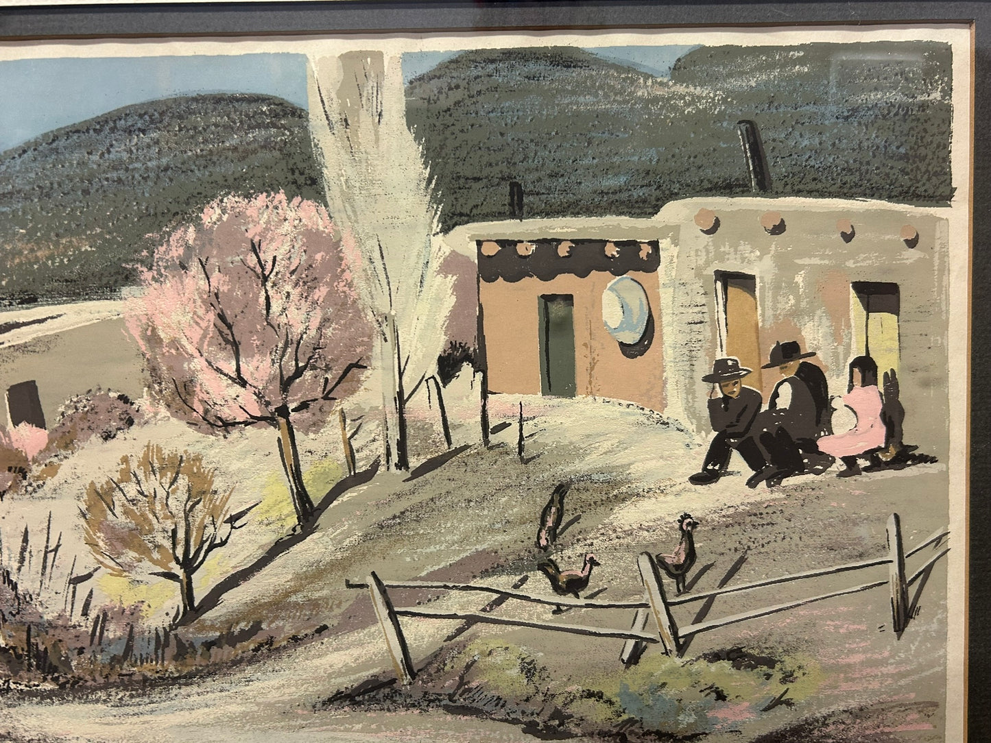 LOUIE EWING SOUTHWEST ARTIST SERIGRAPH