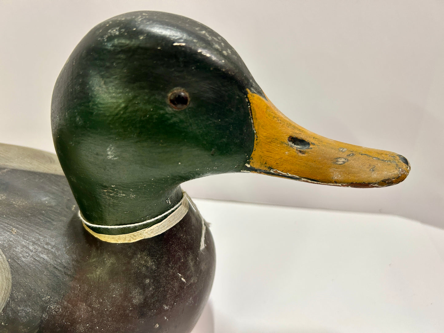 DUCK DECOY ANTIQUE WEST COAST MAKER MALLARD DUCK