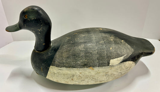 DUCK DECOY CARVER KEN HARNS NEW YORK MAKER