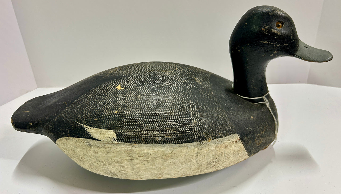 DUCK DECOY CARVER KEN HARNS NEW YORK MAKER