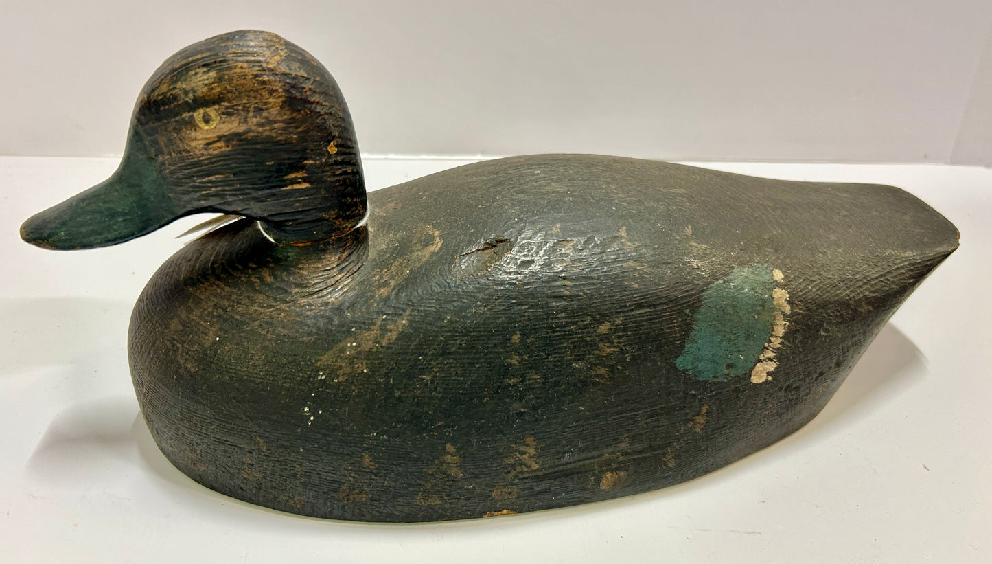 WOOD DECOY WITH ORIGINAL OLD PAINT
