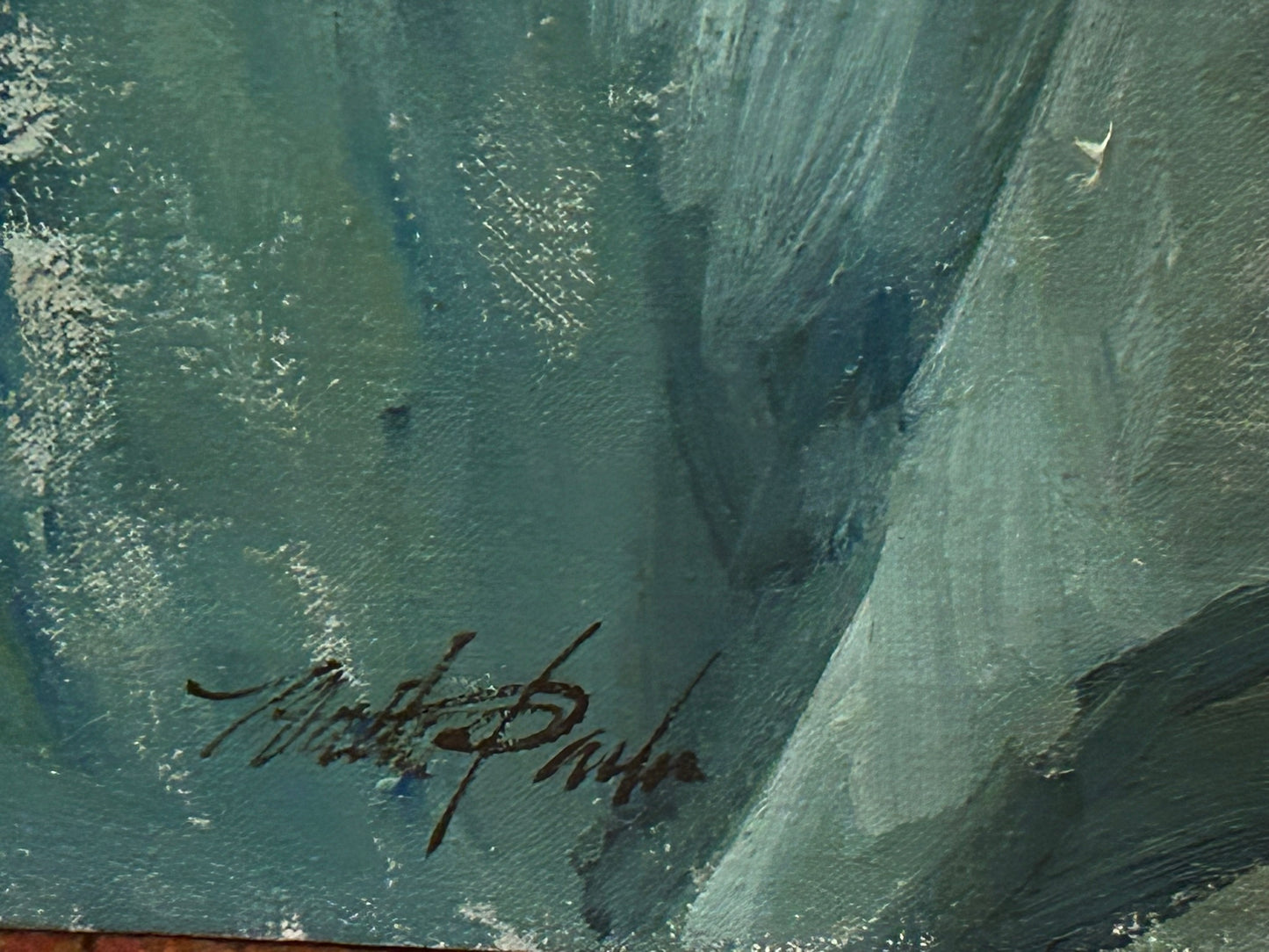 WALTER PARK RECLINING NUDE 1978 PAINTING