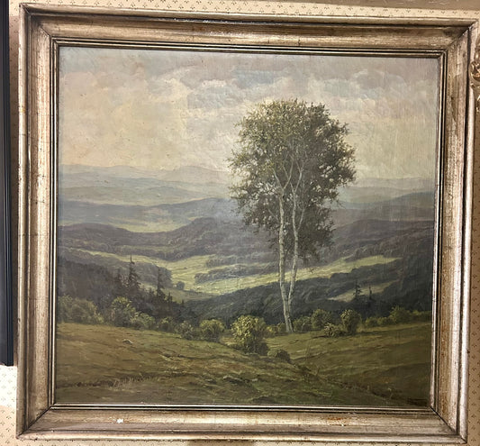 HANS BAUER 1883-1967 OIL PAINTING OF LANDSCAPE