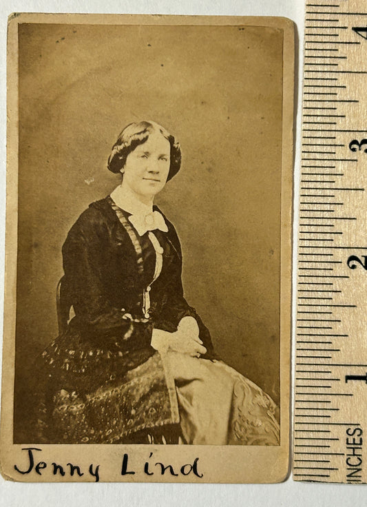 JENNY LIND CDV ANTIQUE PHOTOGRAPH