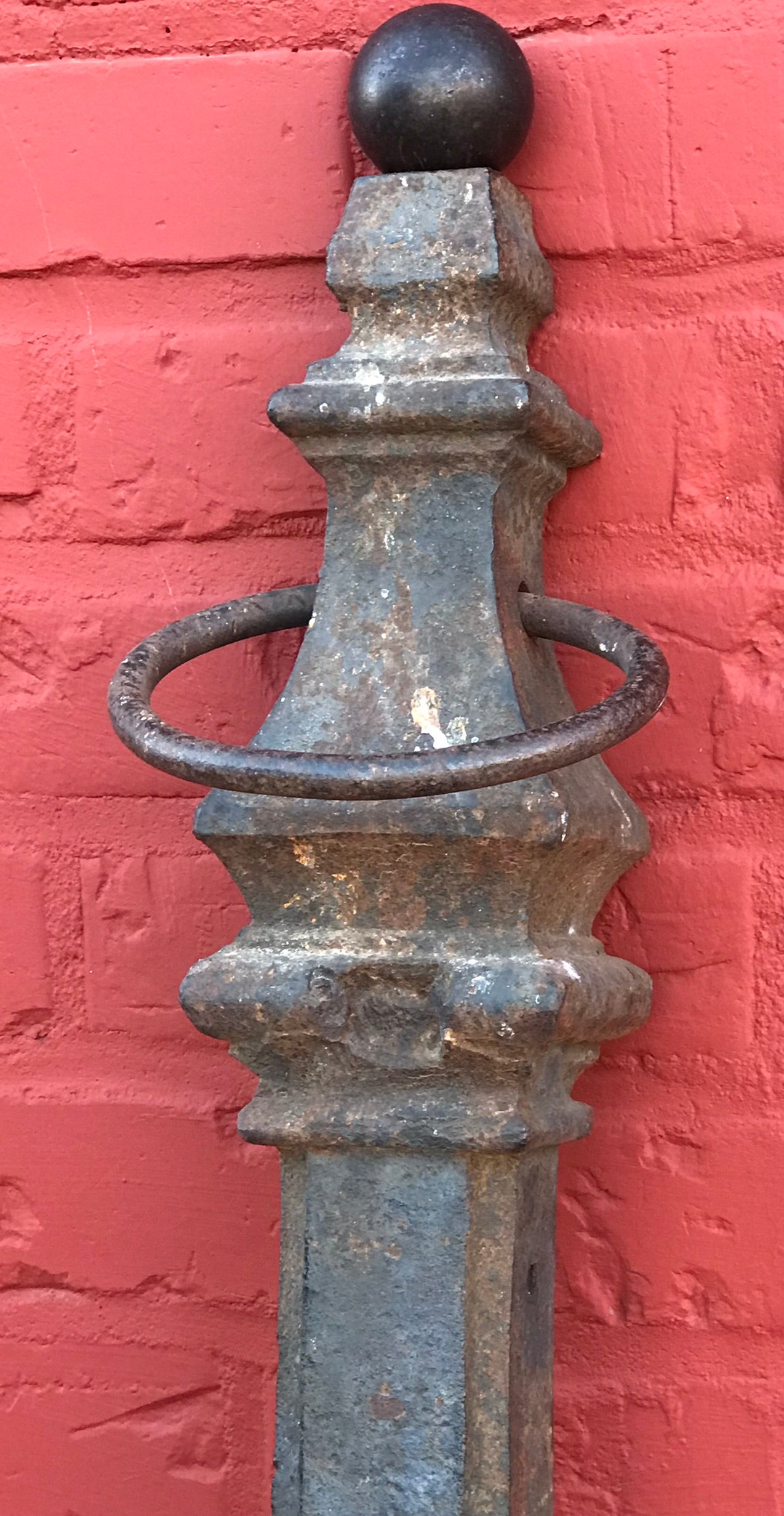 CAST IRON UNUSUAL HITCHING POST