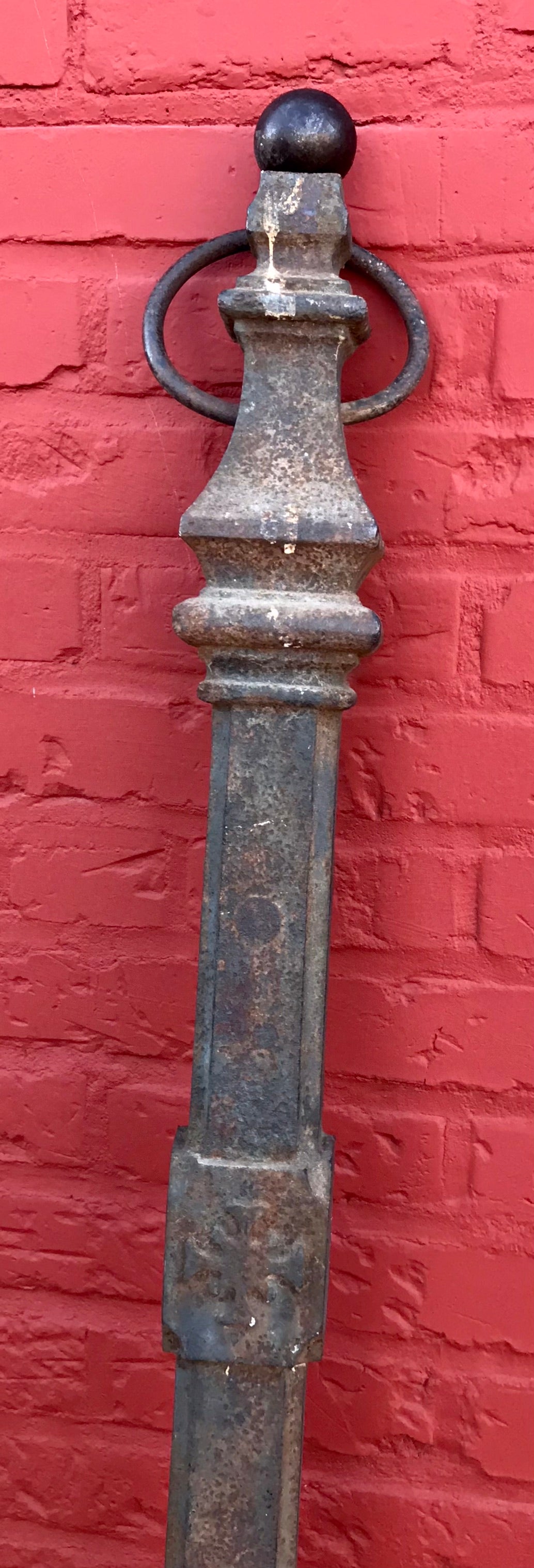 CAST IRON UNUSUAL HITCHING POST