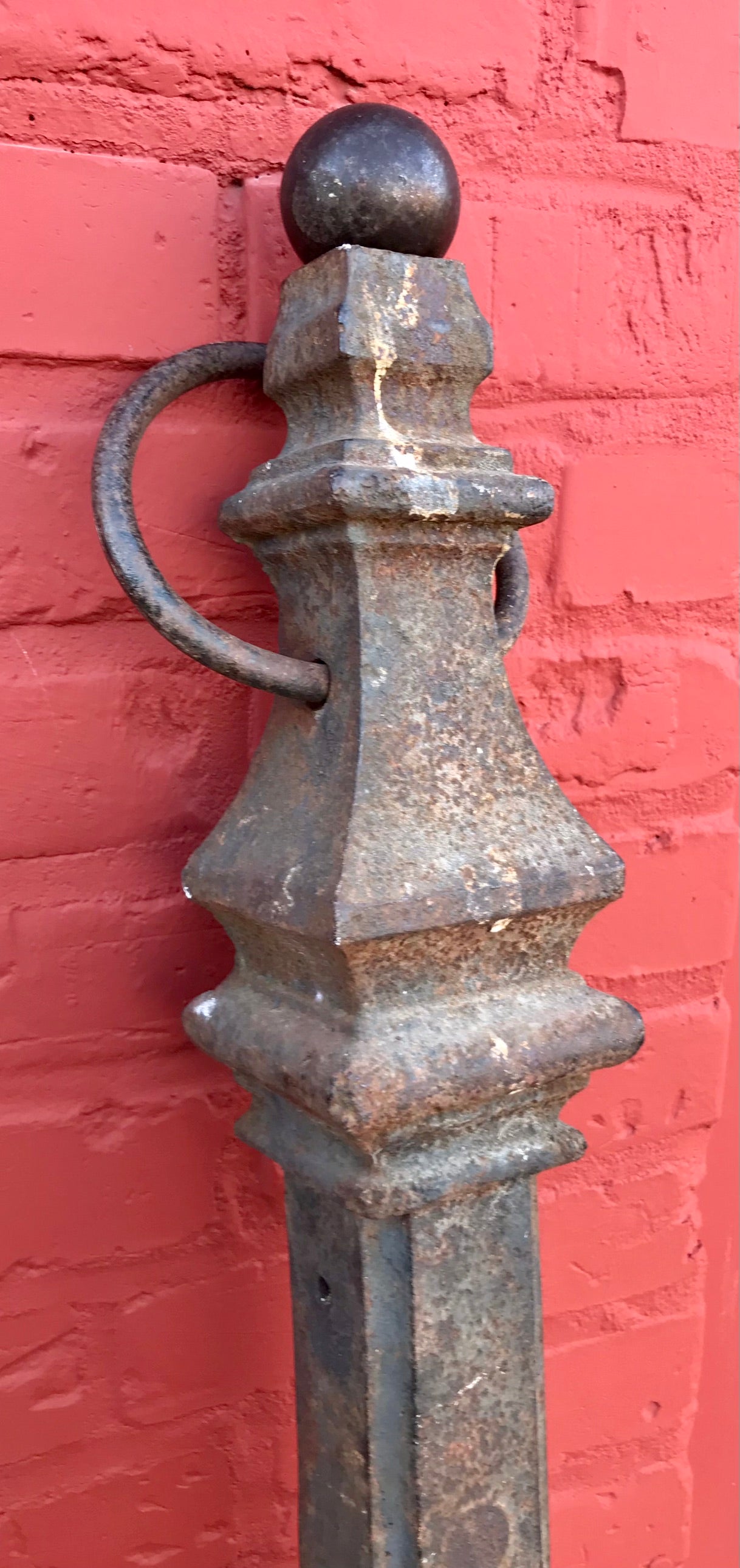 CAST IRON UNUSUAL HITCHING POST