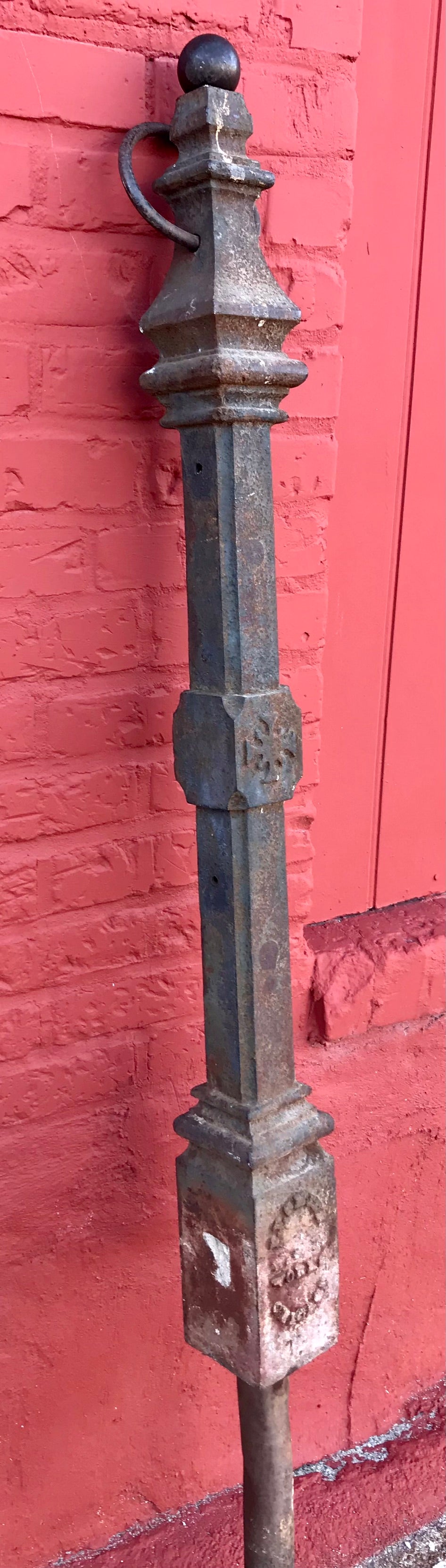 CAST IRON UNUSUAL HITCHING POST
