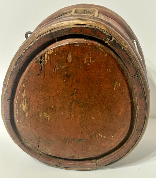 POWDER KEG OR CANTEEN REVOLUTIONARY WAR PERIOD ANTIQUE