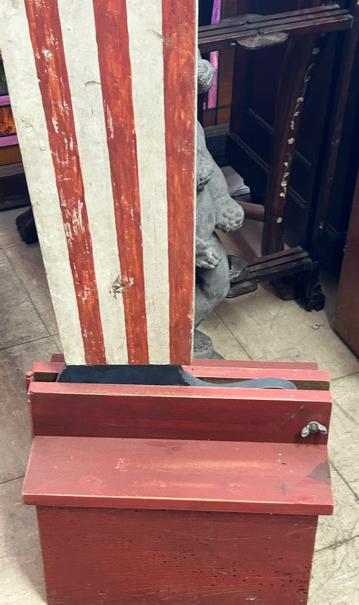UNCLE SAM ANTIQUE FOLK ART FIGURE