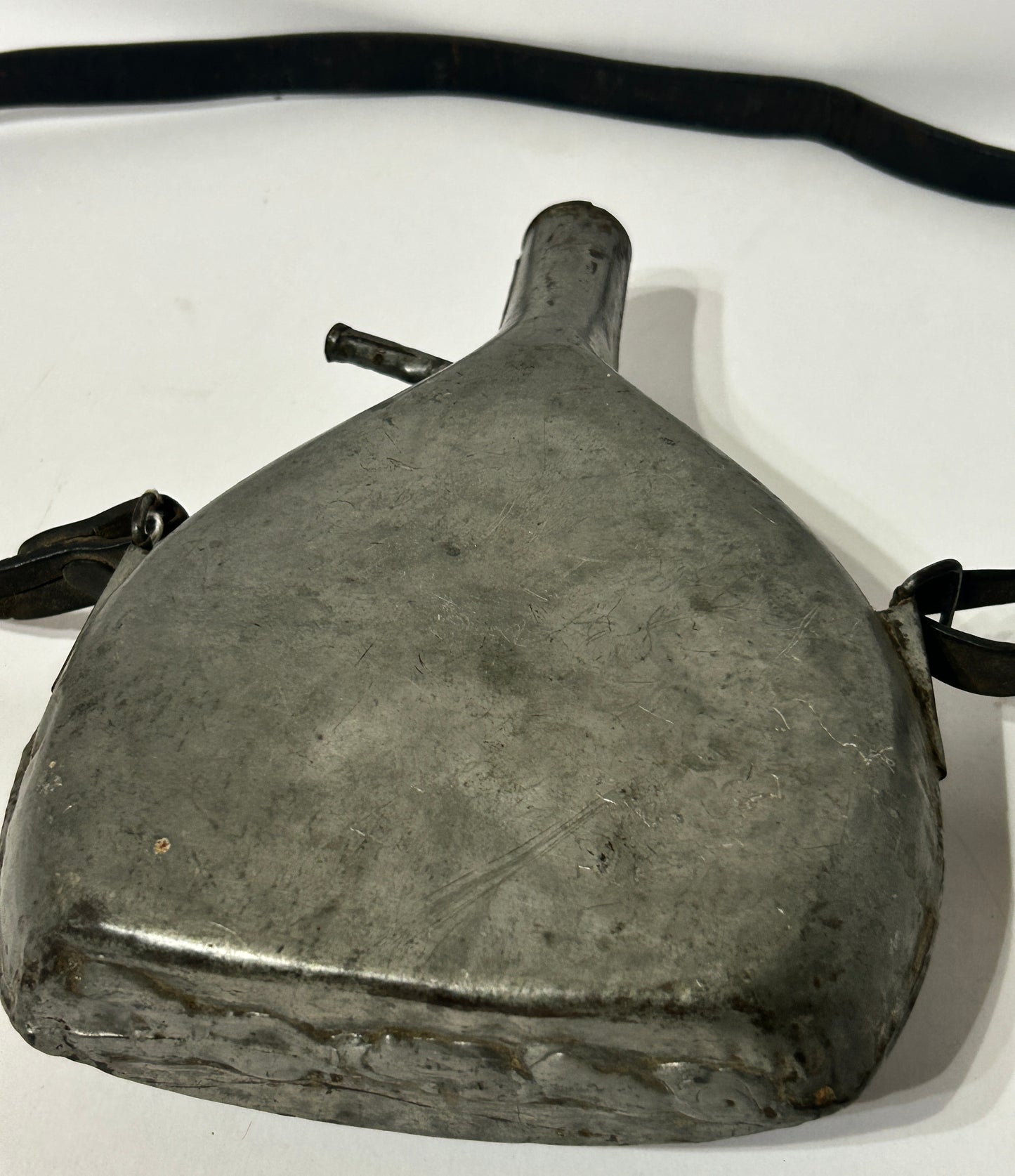 ANTIQUE FRENCH TIN MILITARY CANTEEN