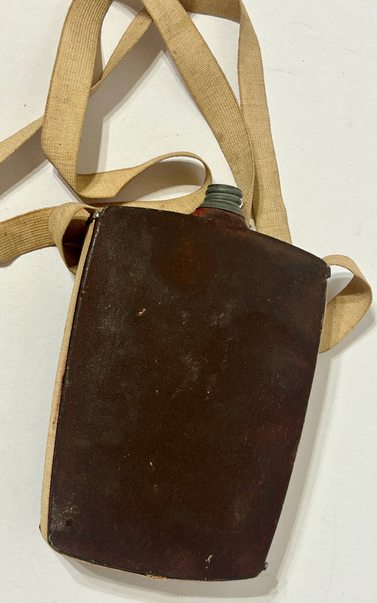 TIN CANTEEN RECTANGULAR ANTIQUE