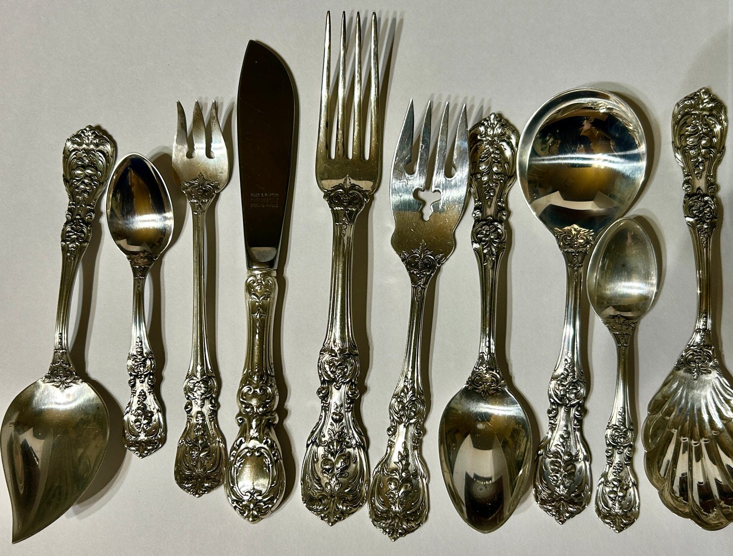 STERLING FRANCIS 1 PATTERN 120 PIECE FLATWARE SET