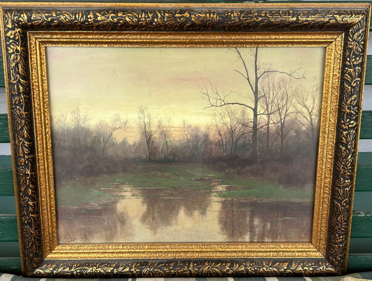 WILLIAM CROTHERS FITTER NEW YORK AND PENNSYLVANIA ARTIST WATERCOLOR LANDSCAPE