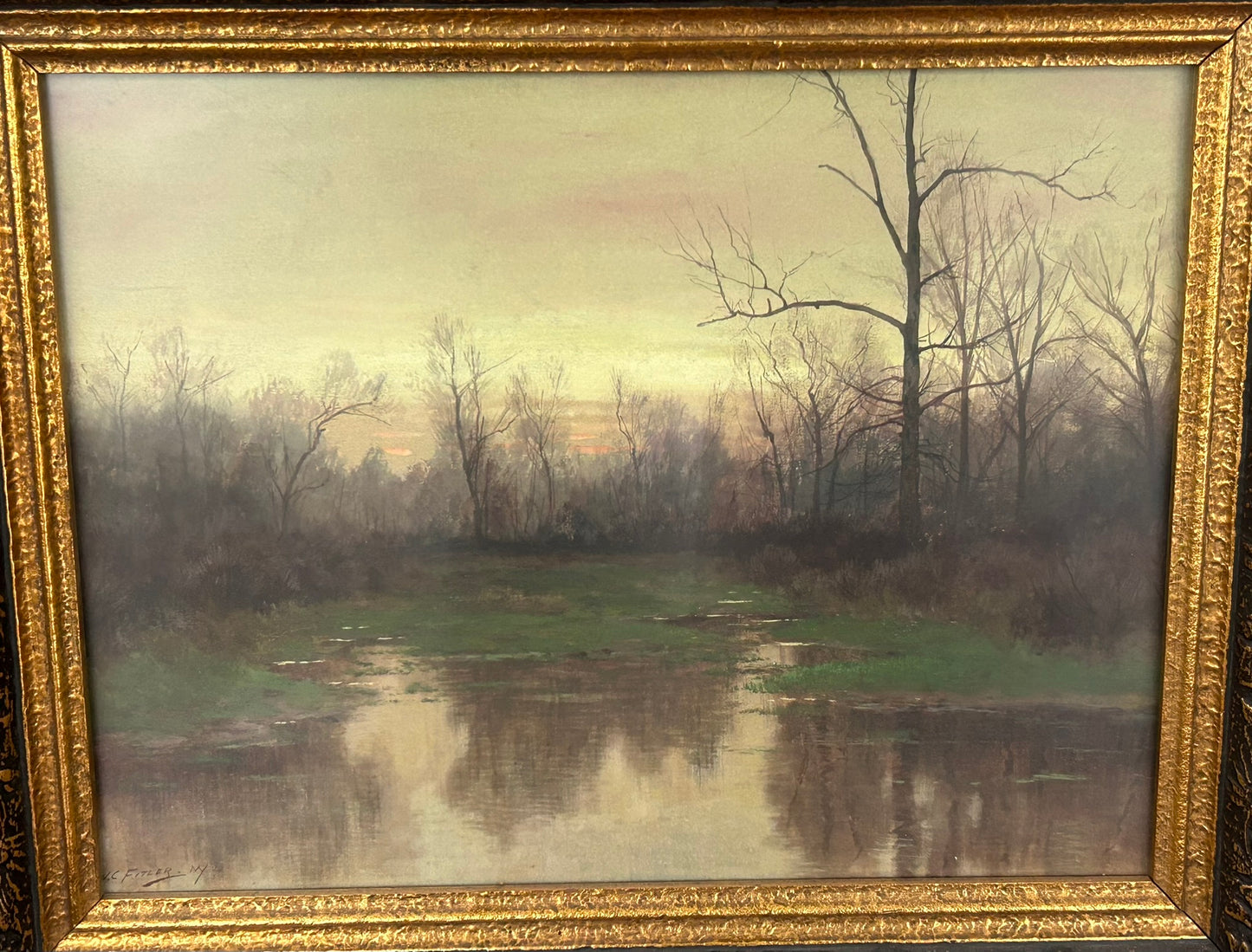 WILLIAM CROTHERS FITTER NEW YORK AND PENNSYLVANIA ARTIST WATERCOLOR LANDSCAPE