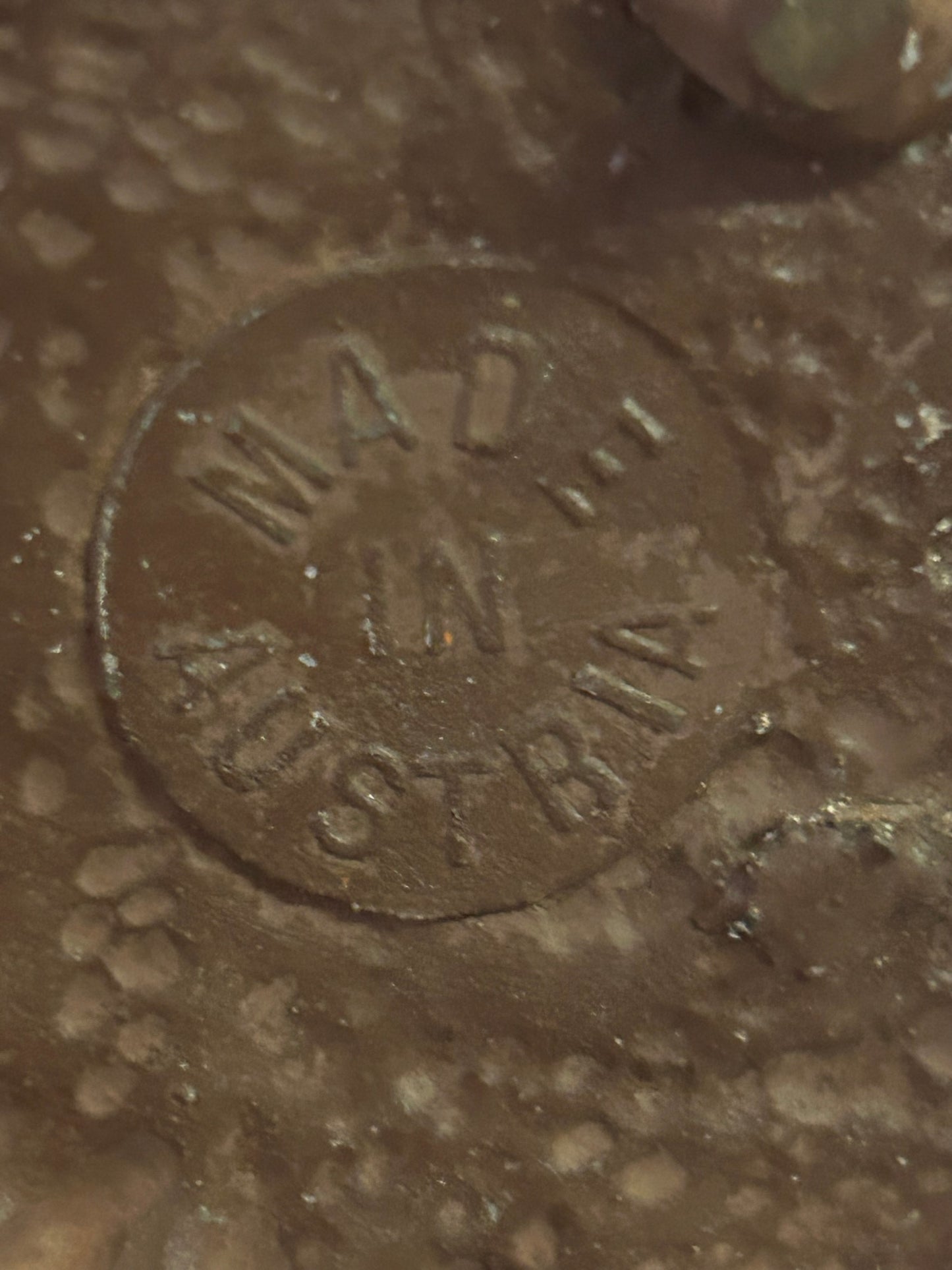 AUSTRIAN PAINTED FIGURIAL TENT SHAPE LAMP WITH CAMEL AND ARAB FIGURES