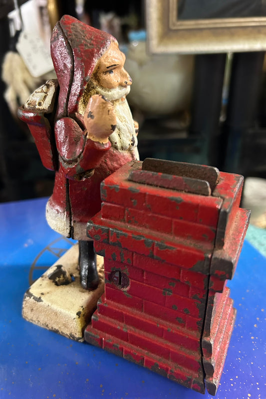 SANTA CLAUS ANTIQUE MECHANICAL BANK