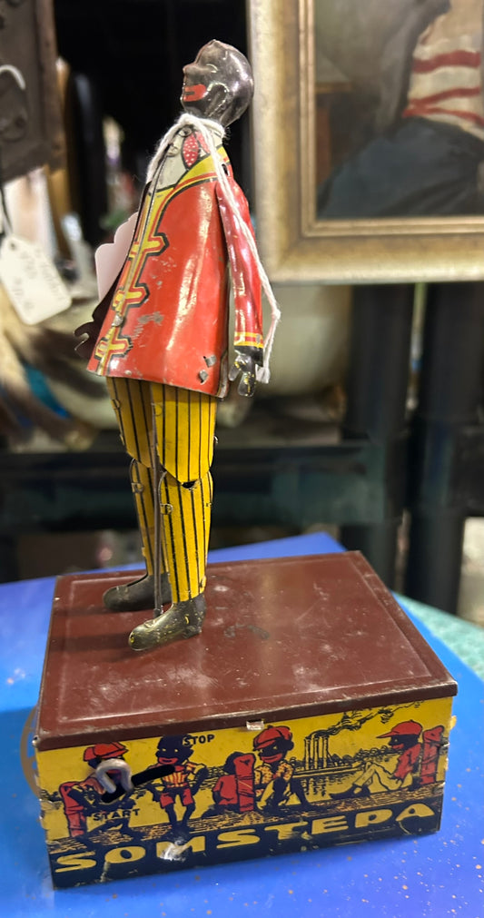 MARX ANTIQUE JIGGER WIND UP TOY DANCER