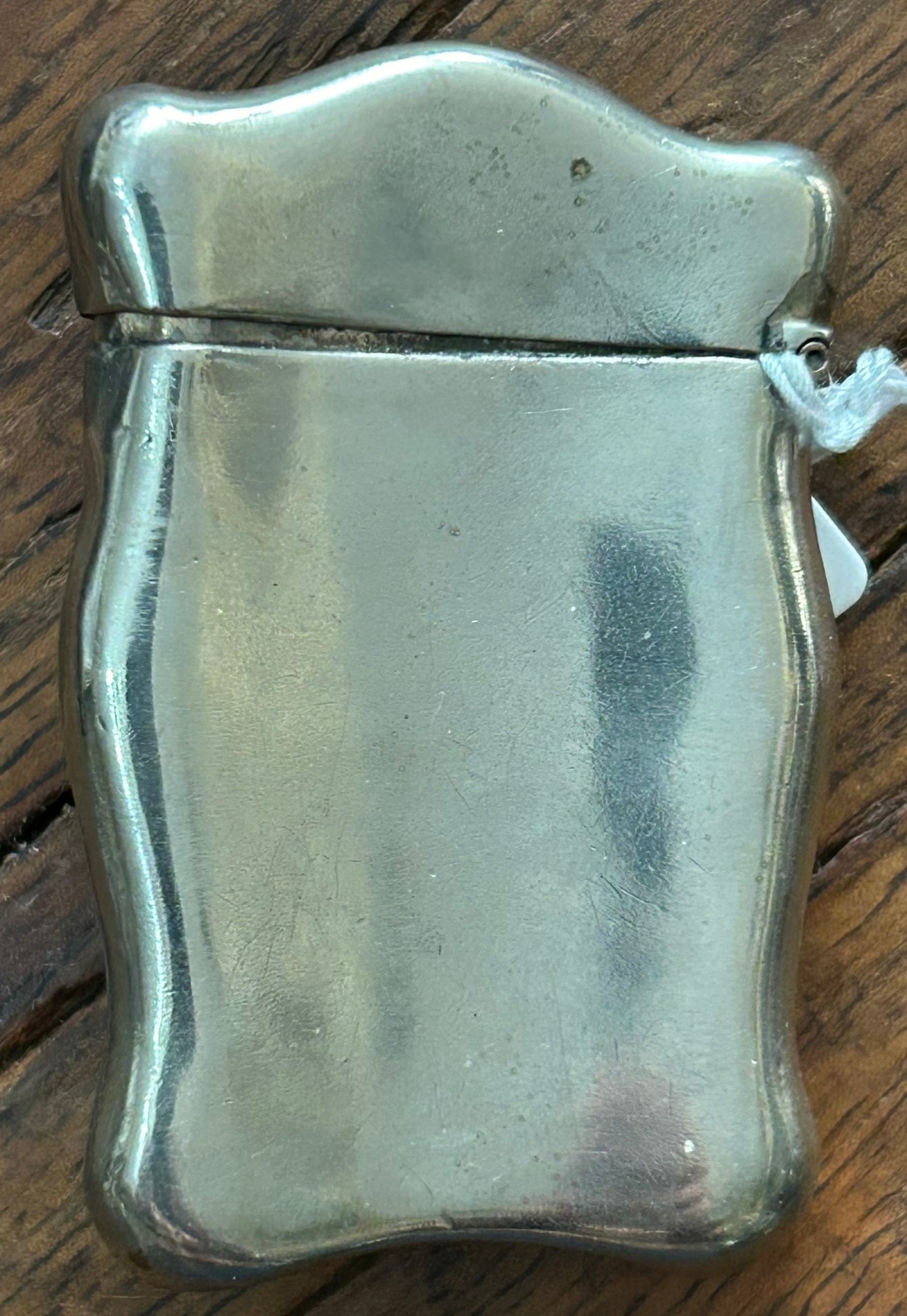 STERLING FIGURAL NUDE MATCH SAFE