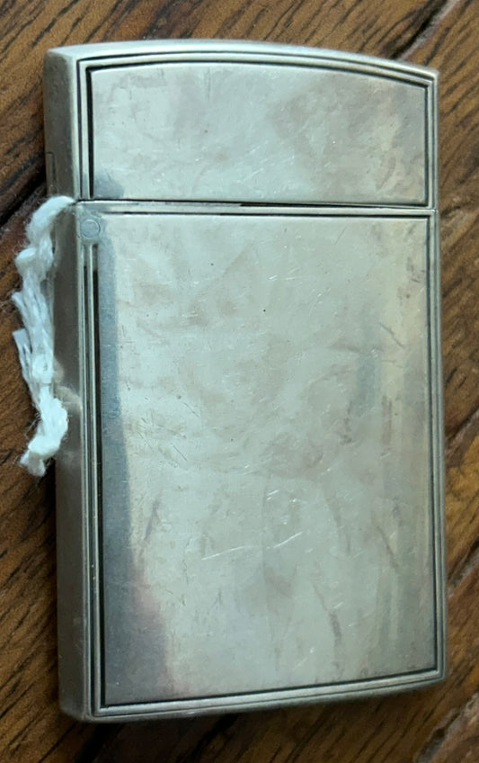 STERLING SILVER BRITISH MATCH SAFE