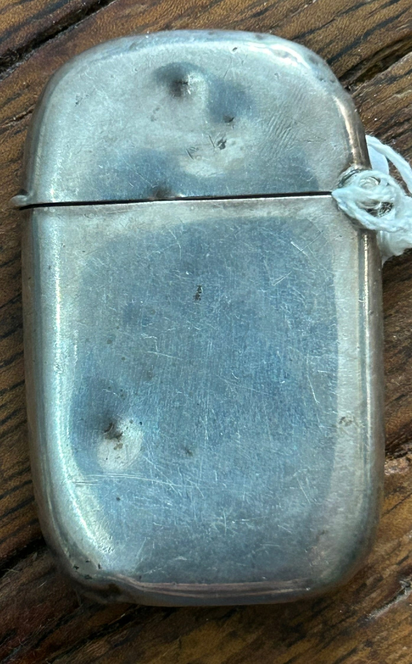 STERLING SILVER FANCY ANTIQUE MATCH SAFE