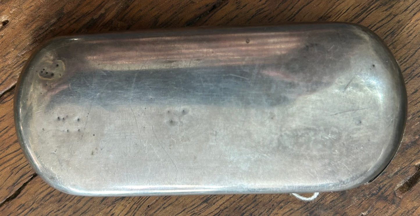 STERLING SILVER ANTIQUE EYE GLASS FANCY CASE