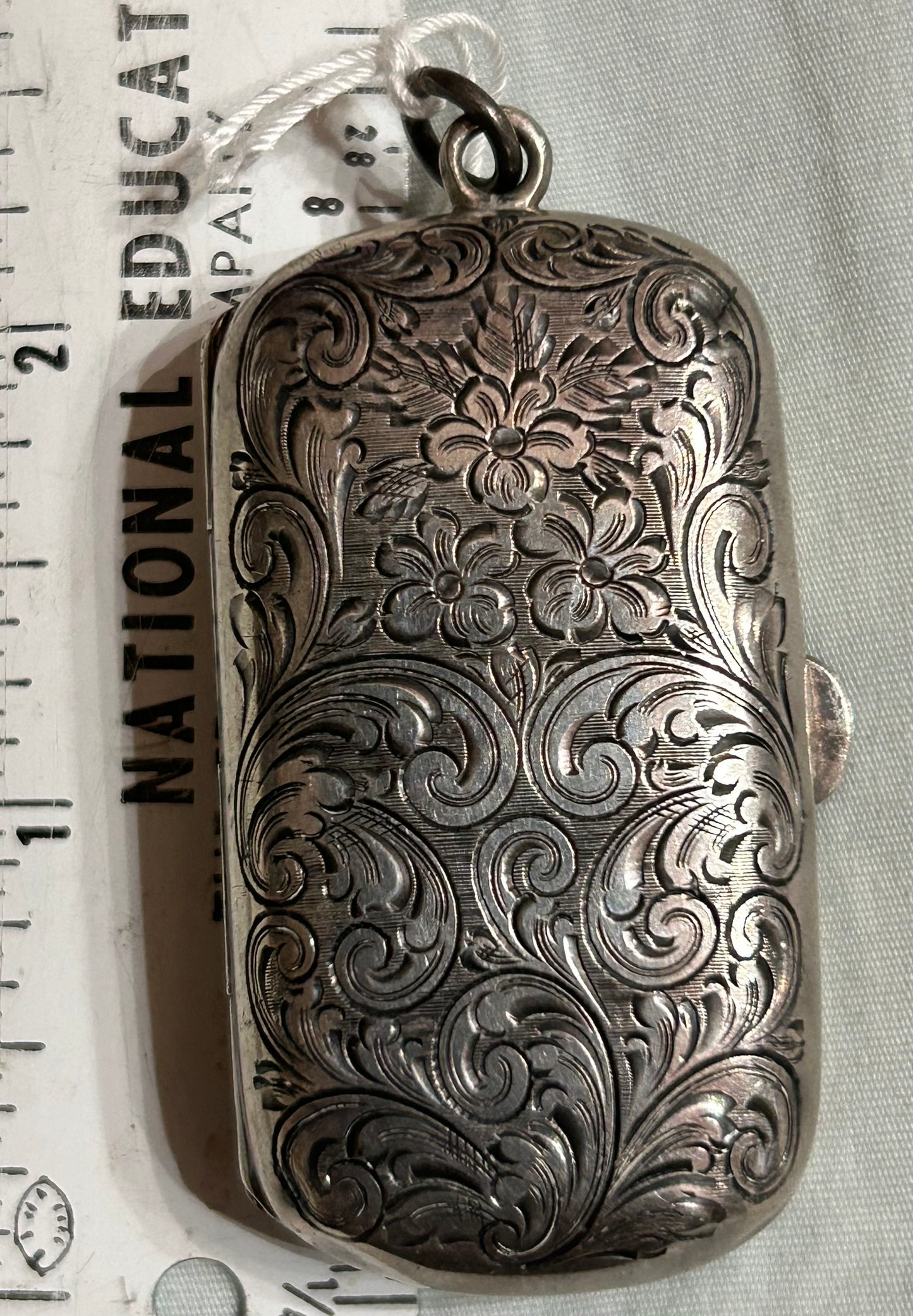 STERLING COIN HOLDER ANTIQUE CASE