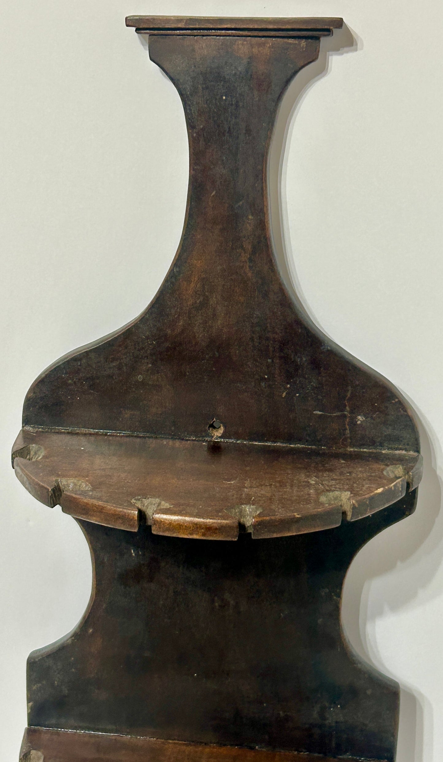 ANTIQUE SPOON HOLDER WOOD WALL MOUNTED