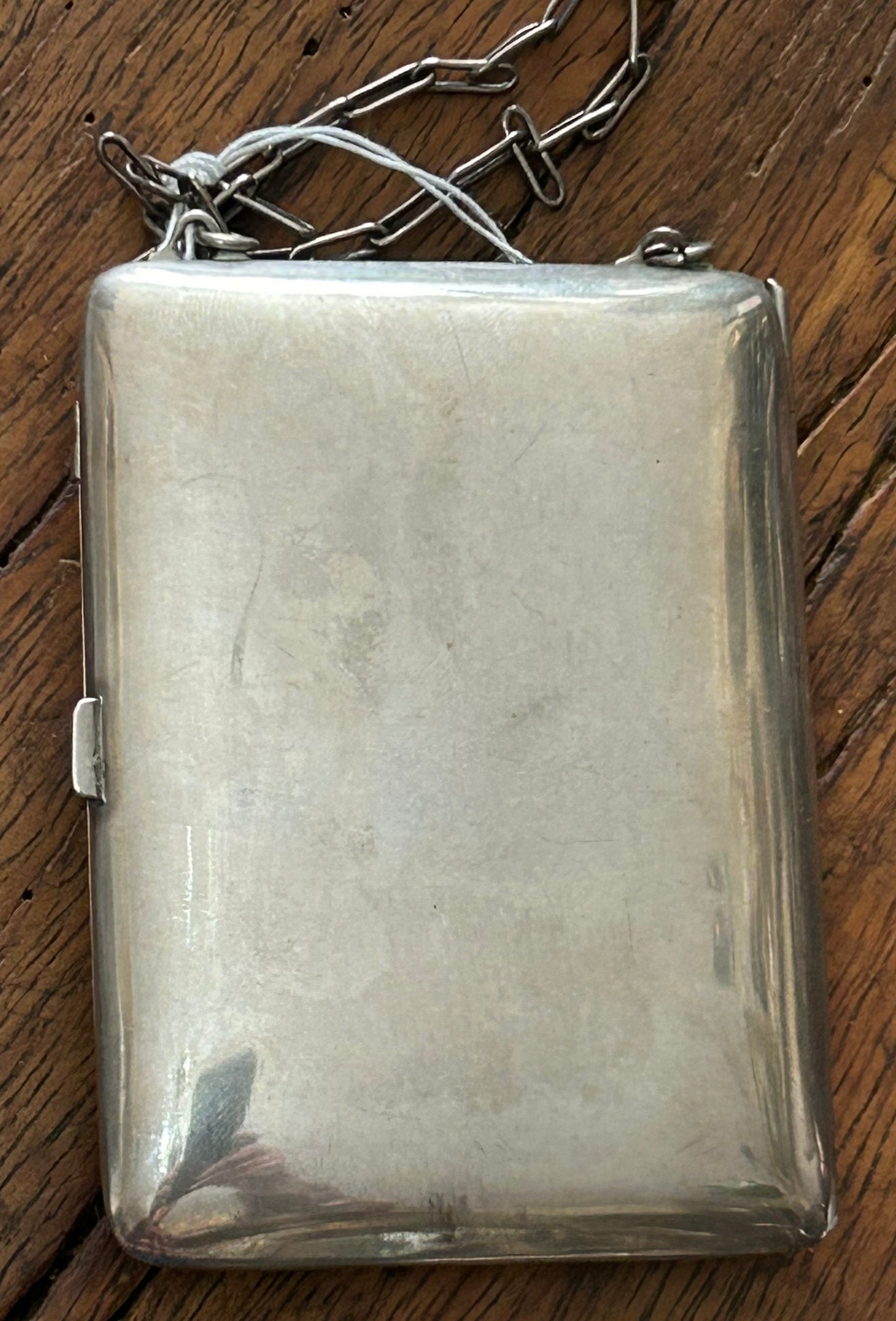 STERLING ANTIQUE COIN AND VANITY CASE BY HUTTON & SONS