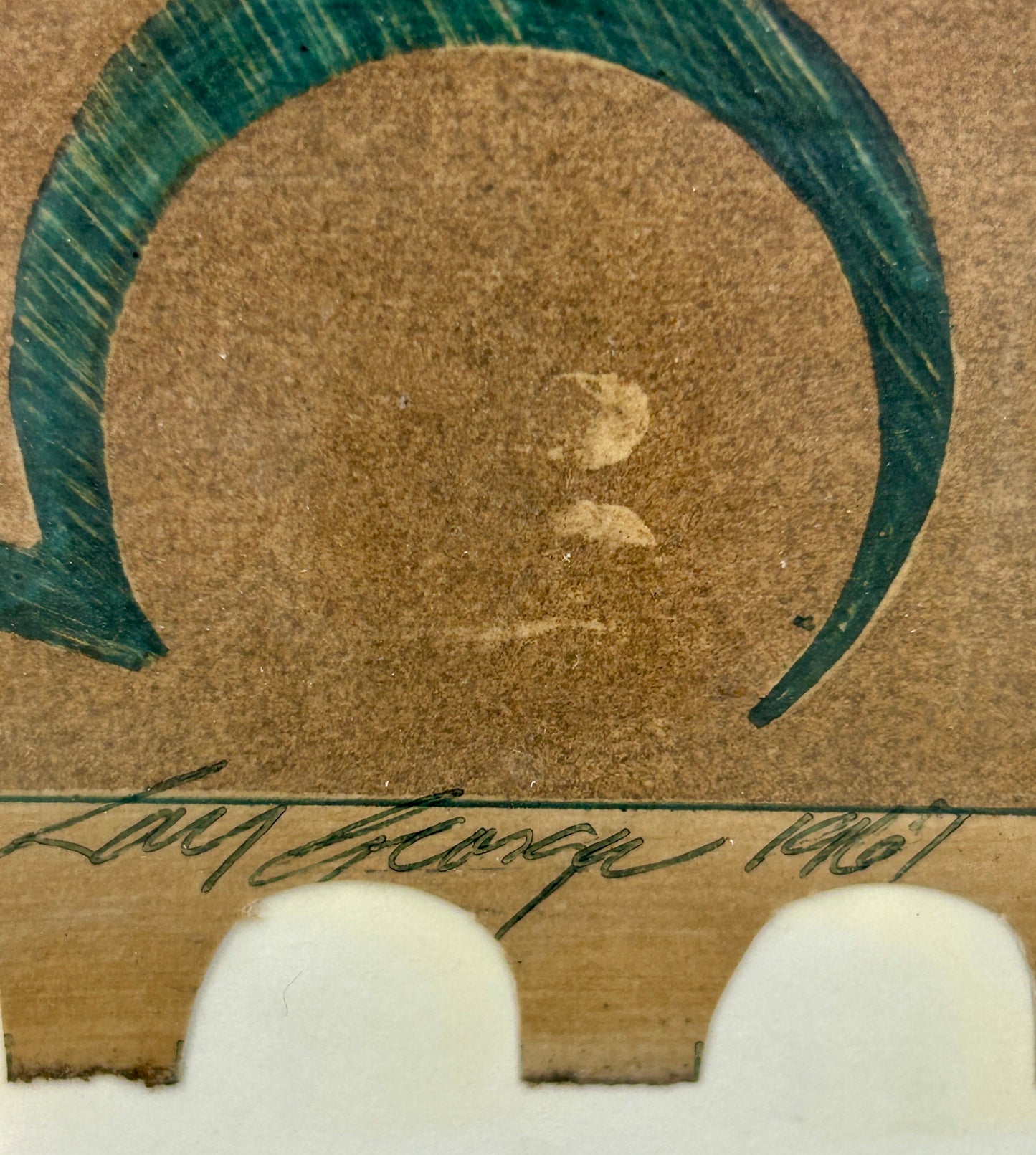 RAY GEORGE - NEBR. IOWA, ILLINOIS ARTIST 1933-2005 MIXED MEDIA ART