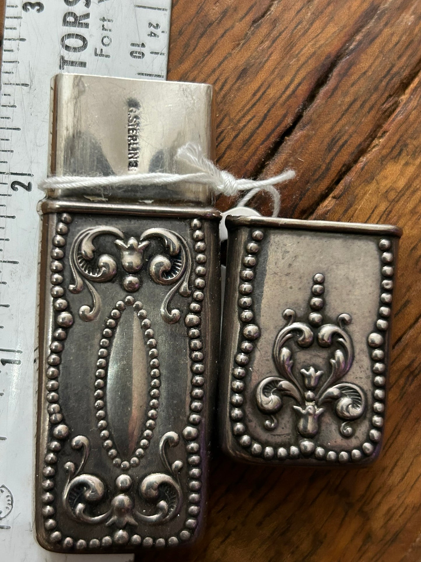 STERLING SILVER ANTIQUE CASE