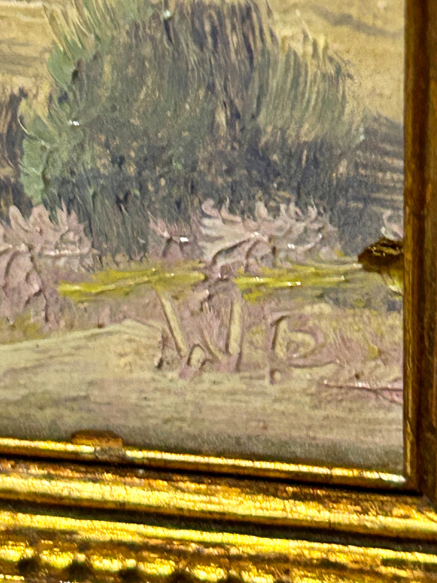 CALIFORNIA ARTIST WALTER ENGLEHARDT PAIR OF SMALL PAINTINGS