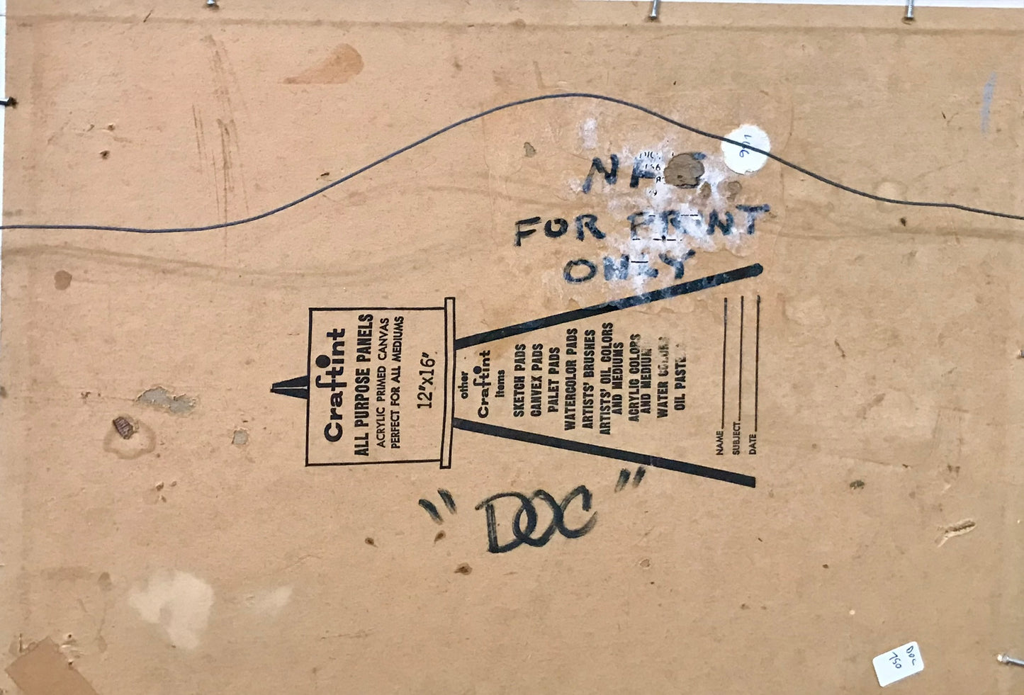 DOC SPELLMON OUTSIDER ARTIST PAINTING