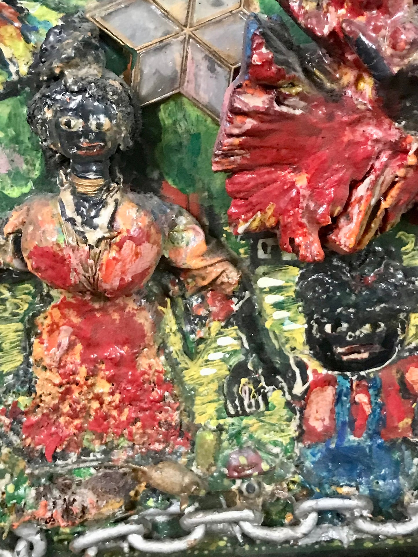 DOC SPELLMON OUTSIDER ARTIST ORIGINAL PAINTING