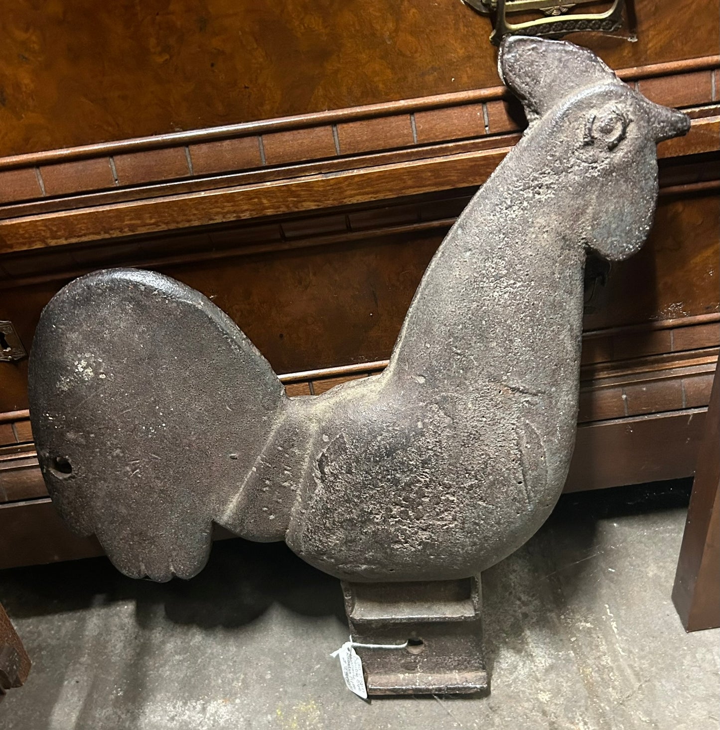 ELGIN ROOSTER ANTIQUE WINDMILL WEIGHT DOUBLE EYE BARNACLE #51