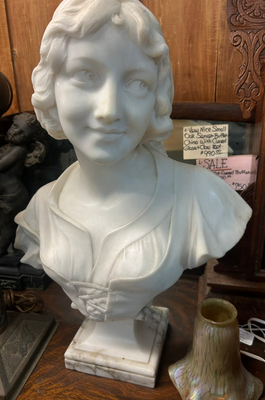 MARBLE FEMALE BUST