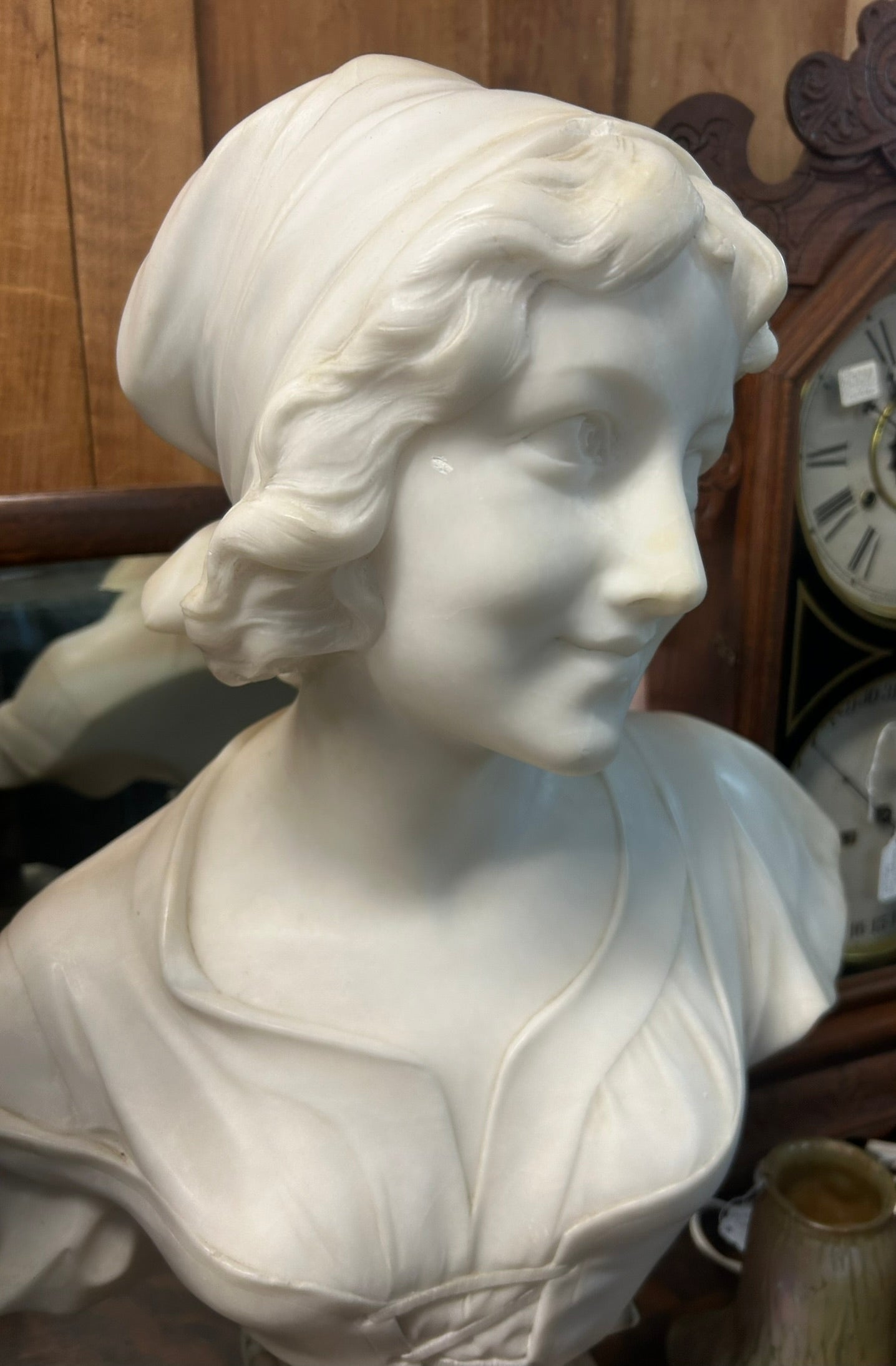 MARBLE FEMALE BUST