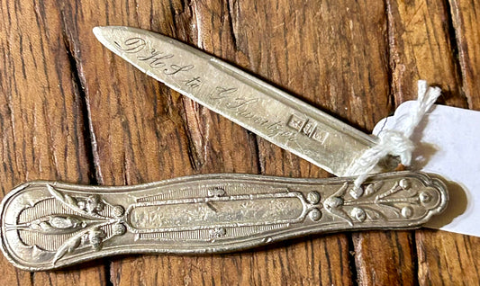 STERLING SMALL FANCY ANTIQUE KNIFE