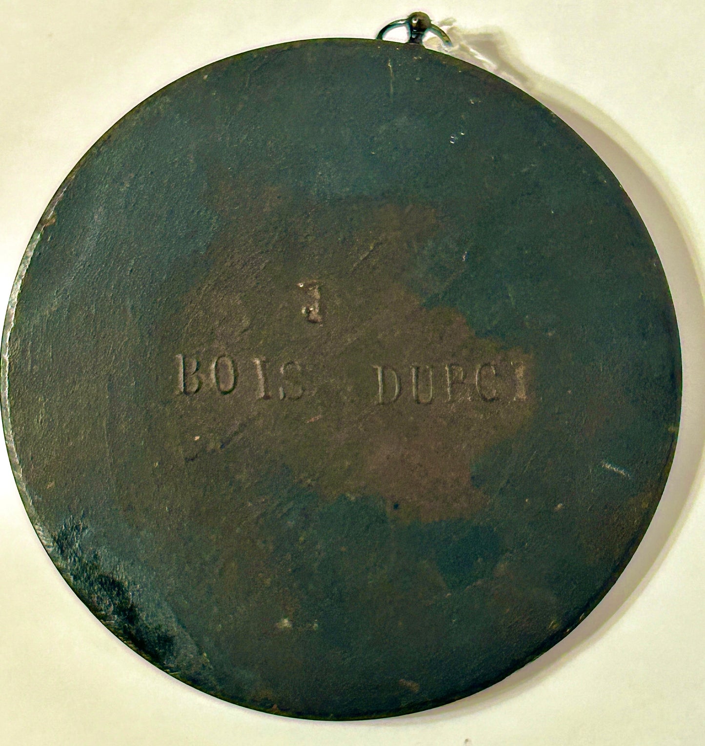 PIERRE-JEAN DE BERANGER FRENCH POET AND SONGWRITER ANTIQUE FLAQUE