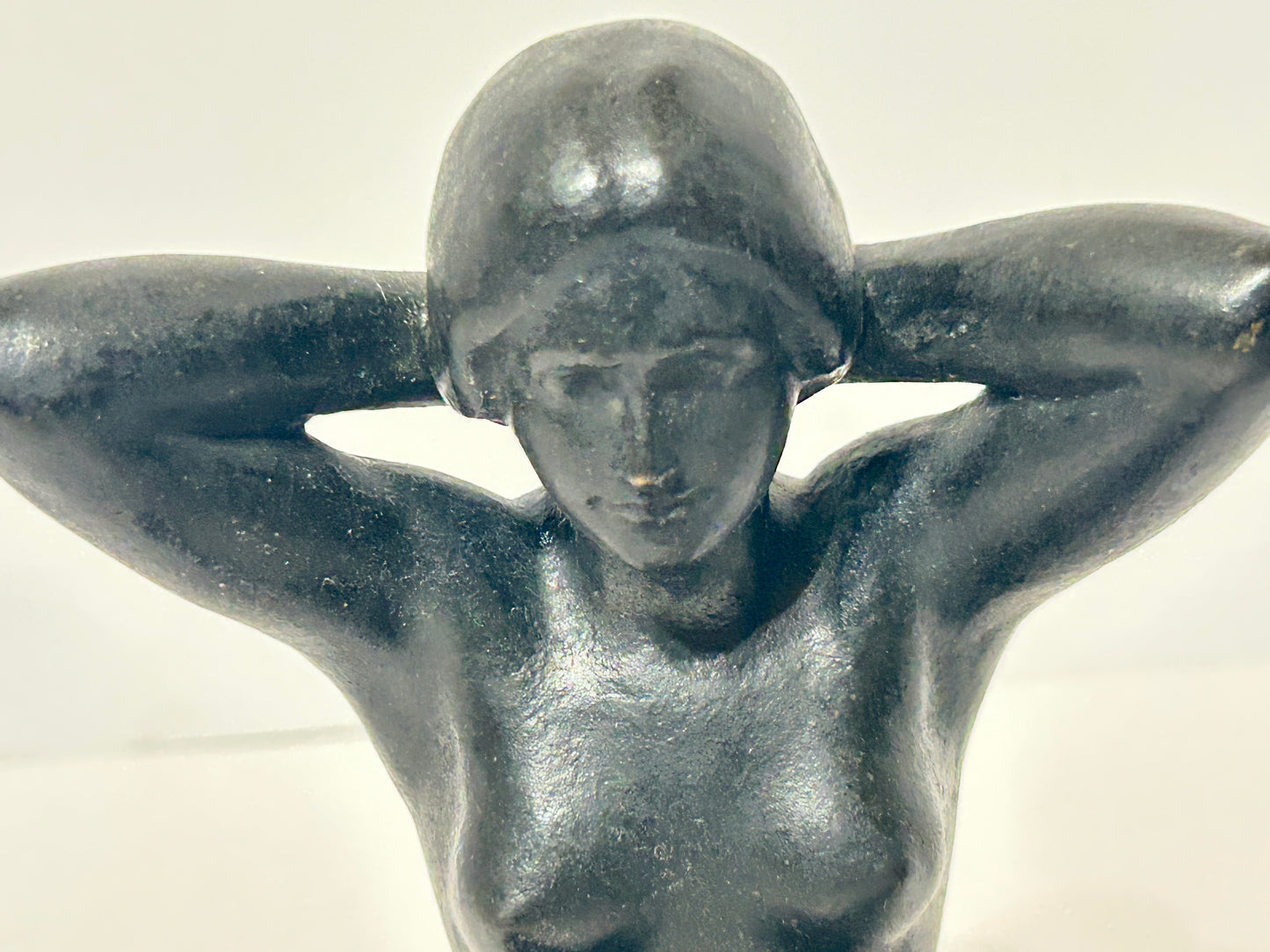 BRONZE NUDE FEMALE SCULPTURE BY RICHARD LOUNSBERY