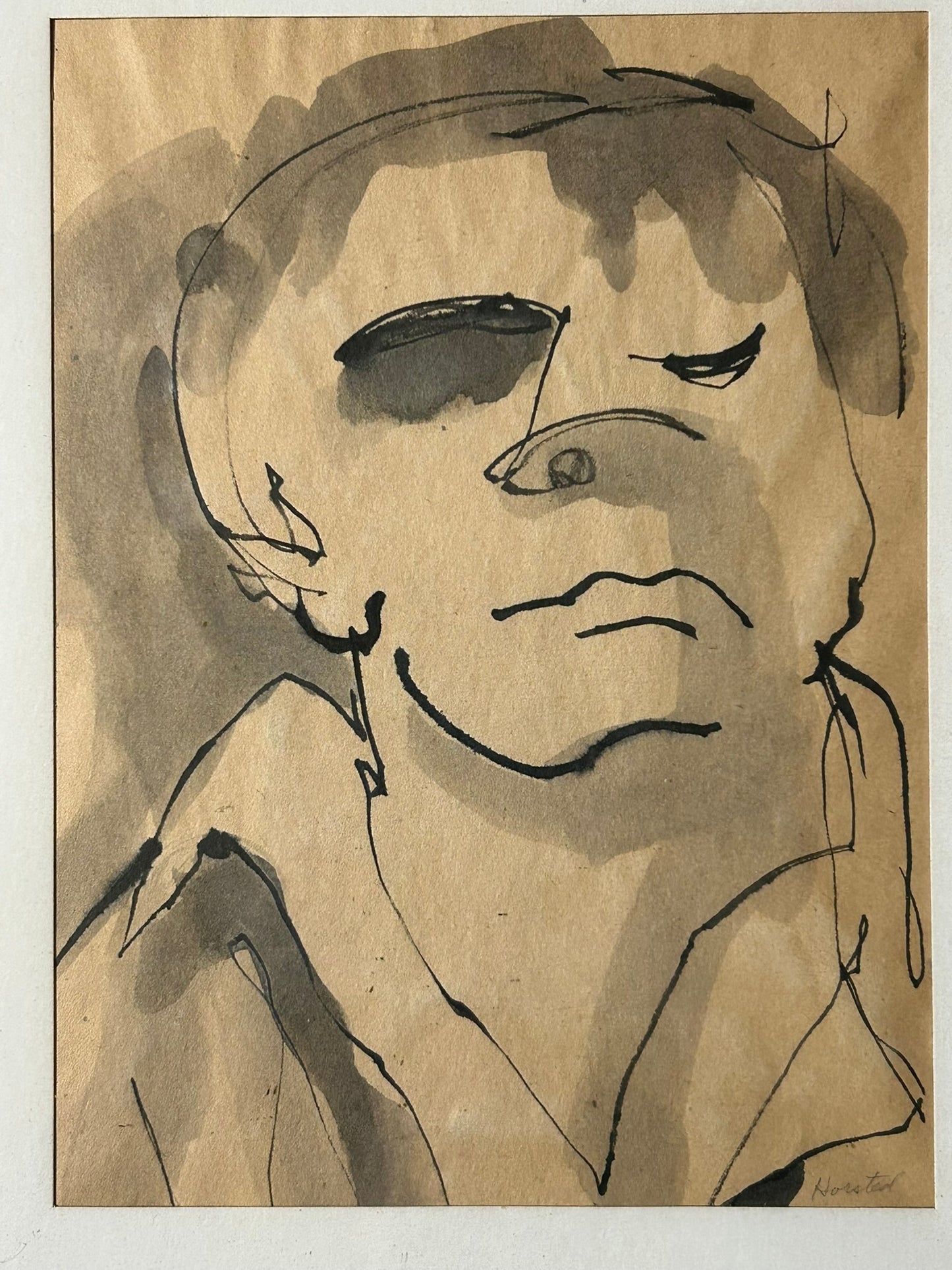 HORSTED DRAWING OF MAN