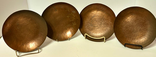 JARVIE HAMMERED COPPER SET OF FOUR BOWLS