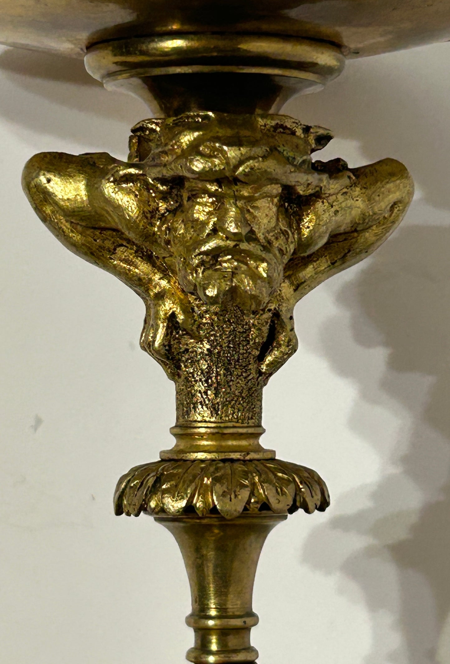 BRONZE CHAMPLEVE ENAMELED FRENCH TAZA ANTIQUE