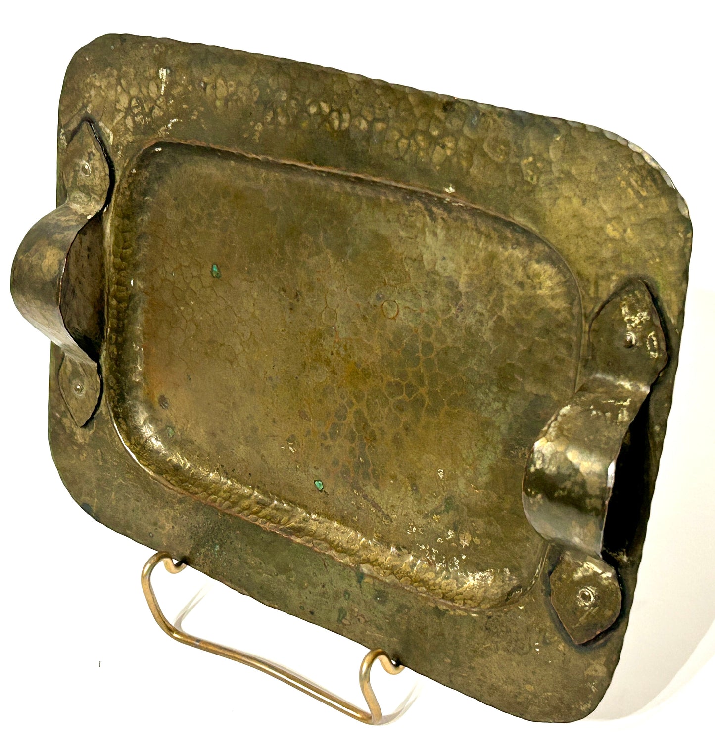 ROYCROFT HAMMERED HANDLED TRAY