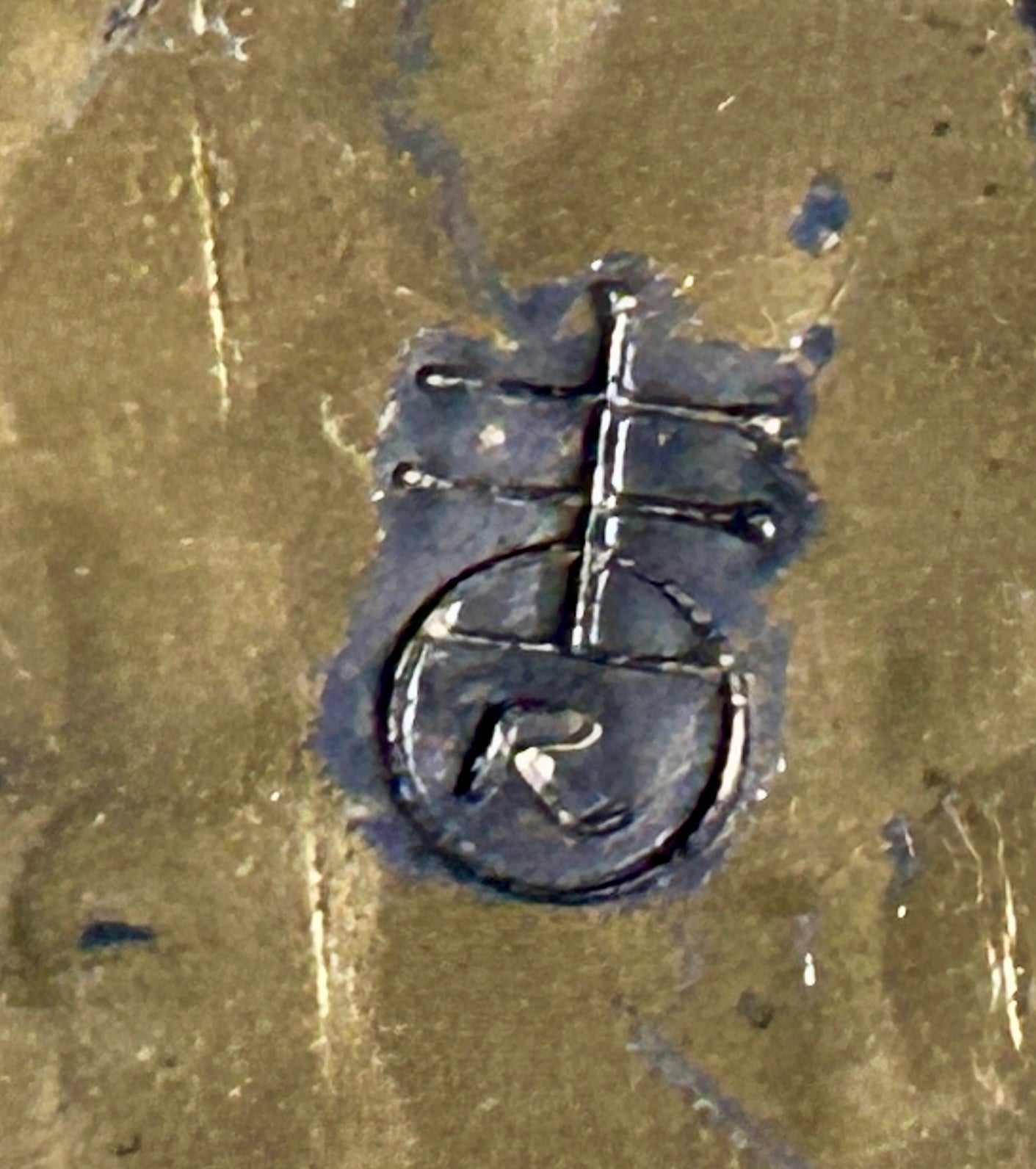 ROYCROFT HAMMERED HANDLED TRAY