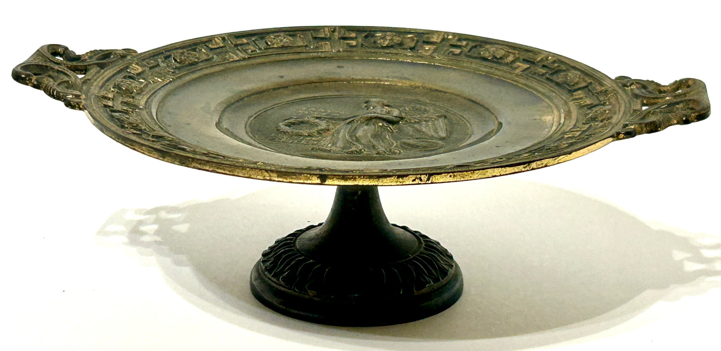 BRADLEY & HUBBARD CAST IRON FIGURAL TRAY