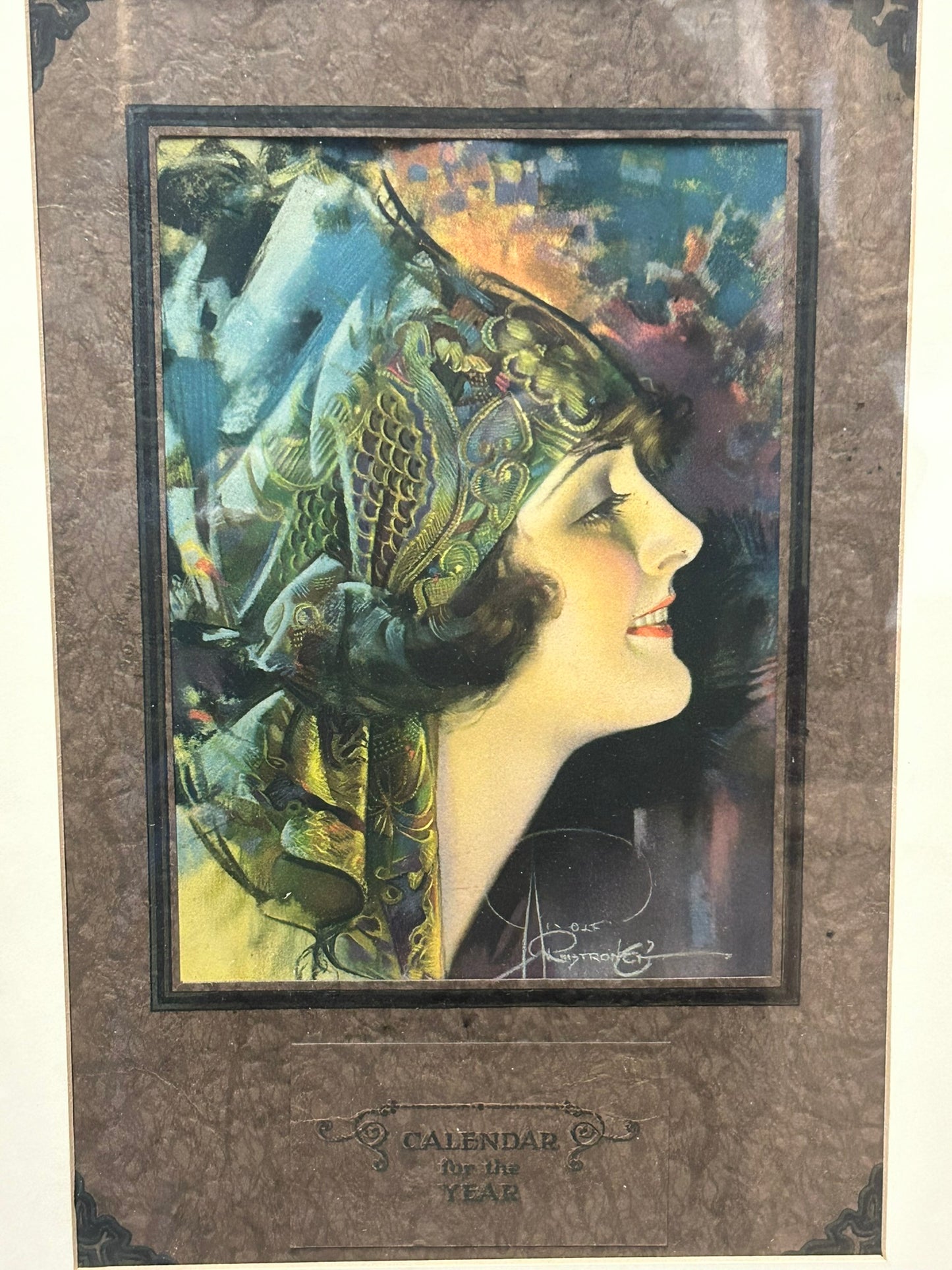 ROLF ARMSTRONG ILLUSTRATED DECO CALENDAR